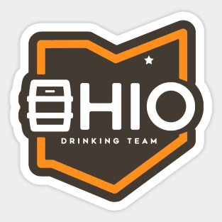 Ohio Drinking Team - Cleveland Sticker